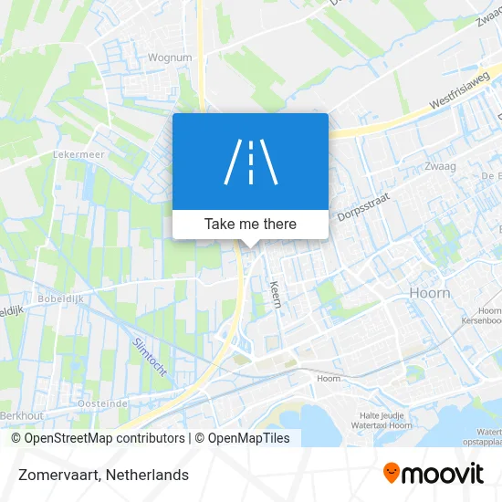 Zomervaart map
