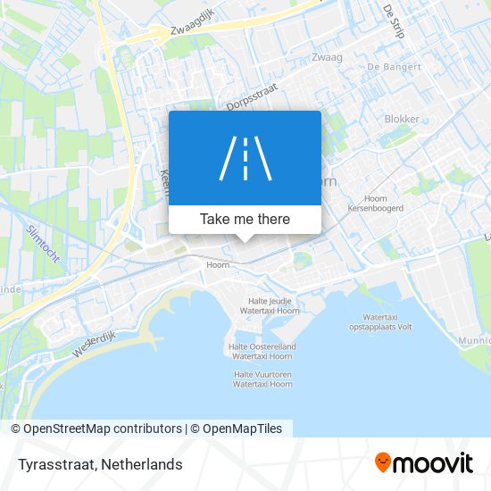 Tyrasstraat map