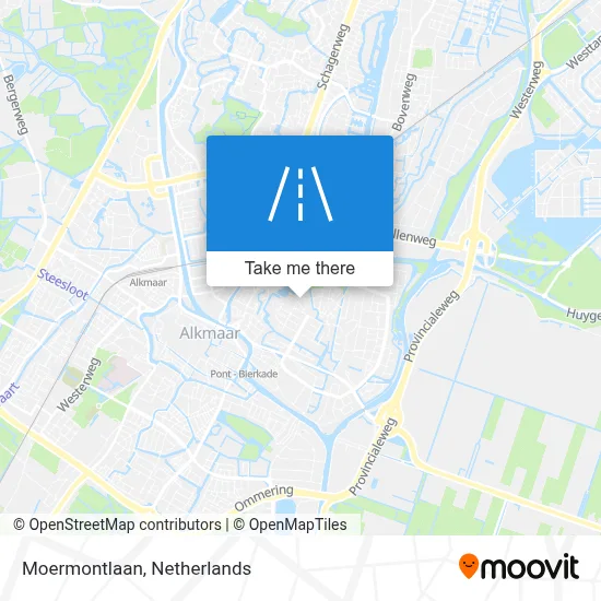 Moermontlaan map