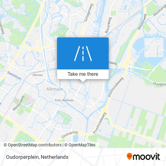 Oudorperplein map