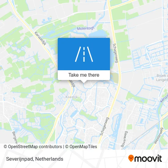Severijnpad map