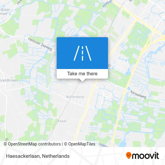 Haesackerlaan map