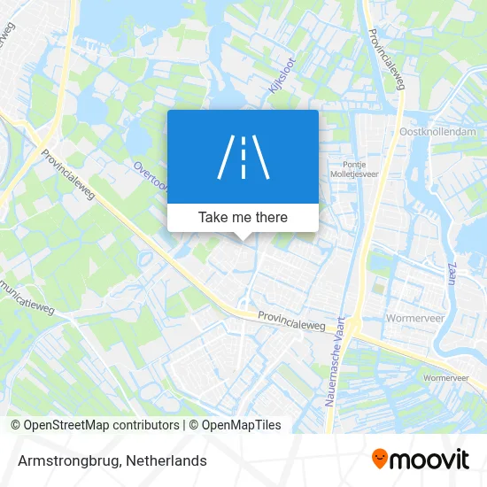 Armstrongbrug map