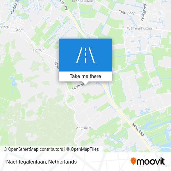 Nachtegalenlaan map