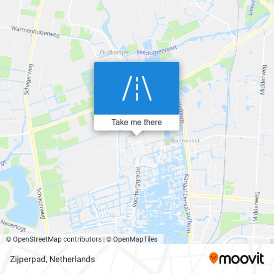 Zijperpad map