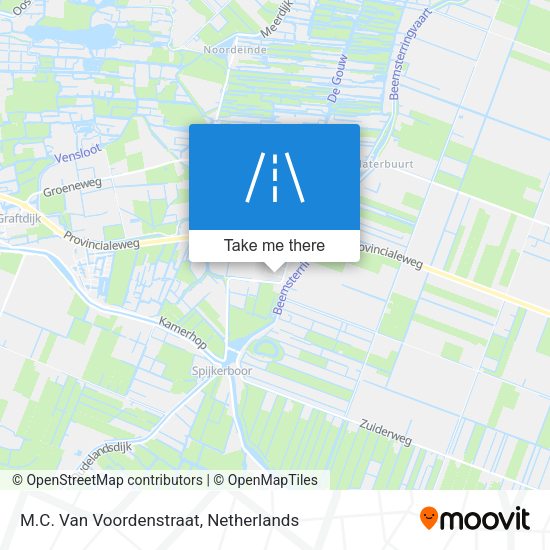 M.C. Van Voordenstraat map
