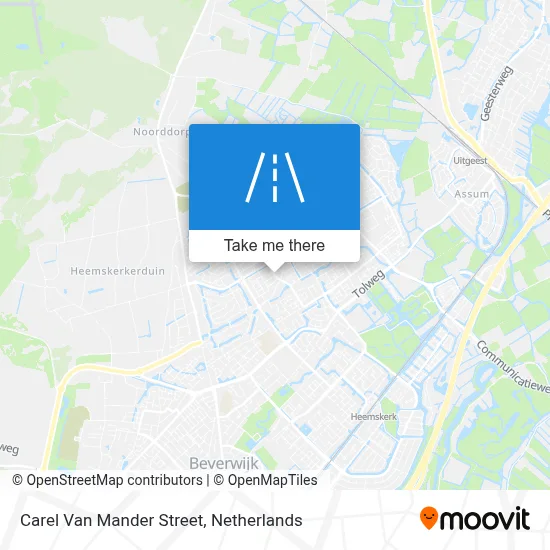 Carel Van Manderstraat map