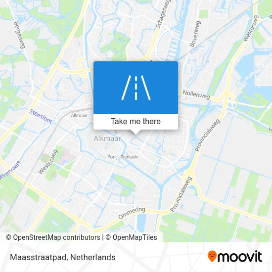 Maasstraatpad map