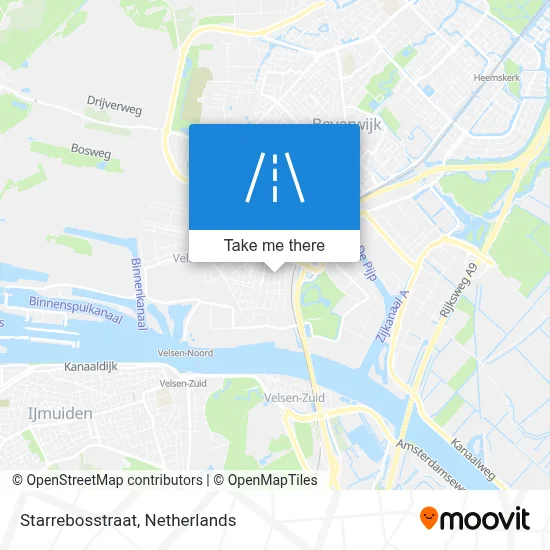 Starrebosstraat map