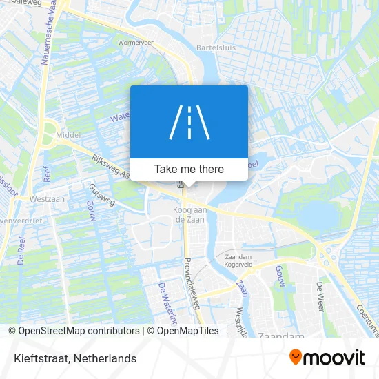 Kieftstraat map