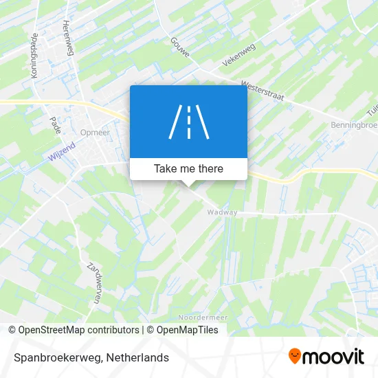 Spanbroekerweg map
