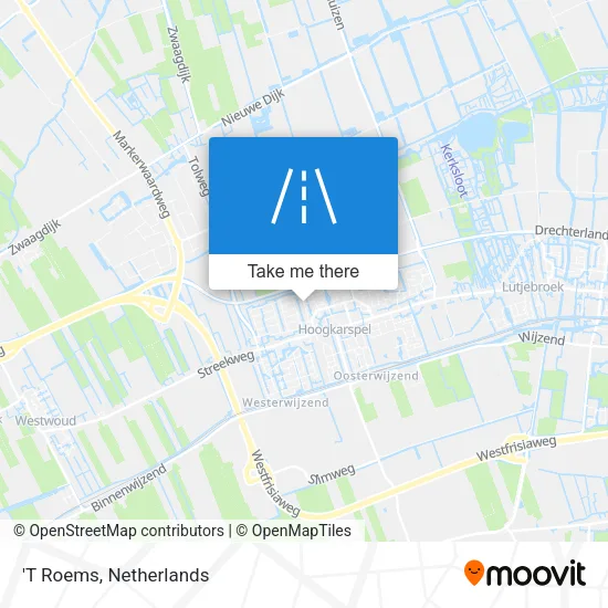 'T Roems map