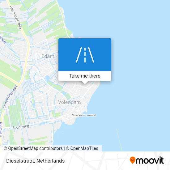 Dieselstraat map