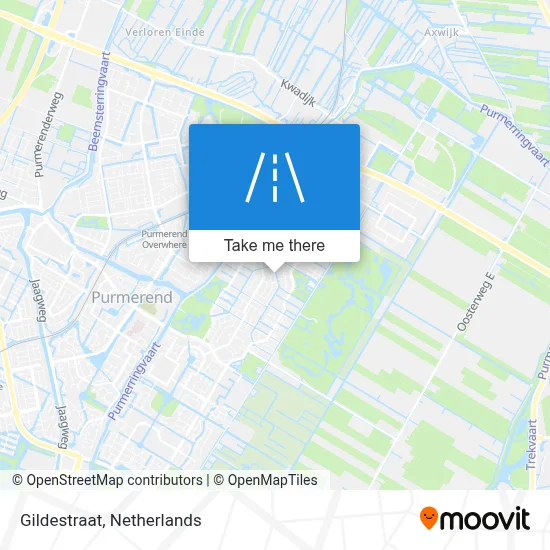 Gildestraat map