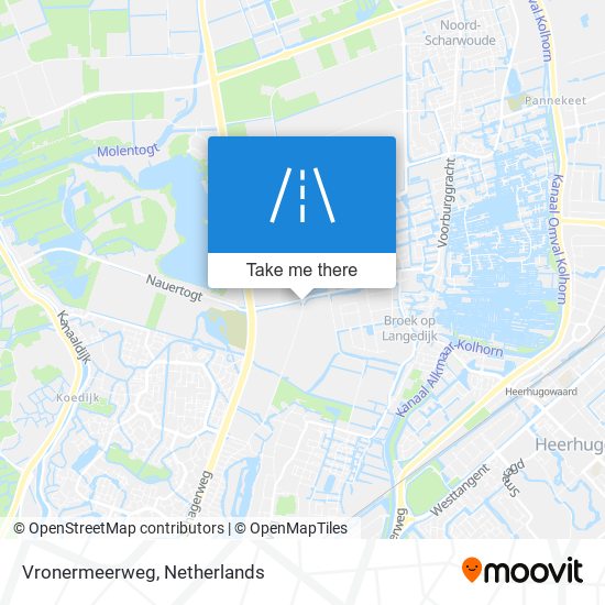 Vronermeerweg map