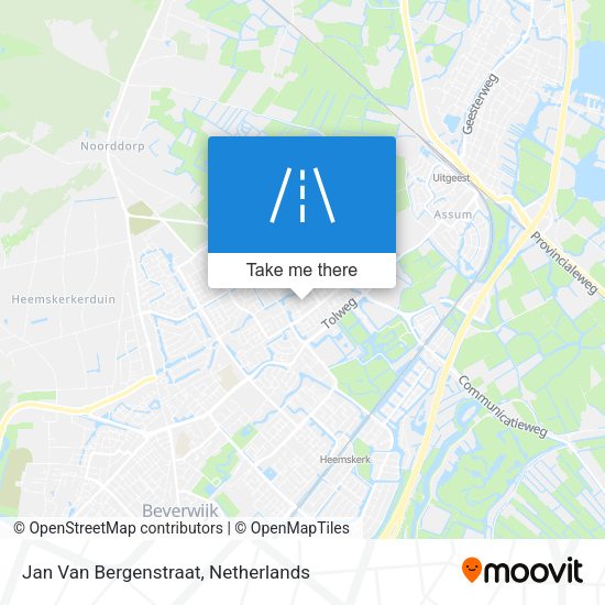 Jan Van Bergenstraat map
