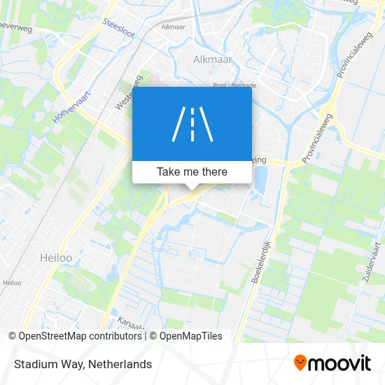 Stadionweg map