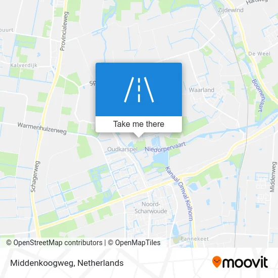Middenkoogweg map