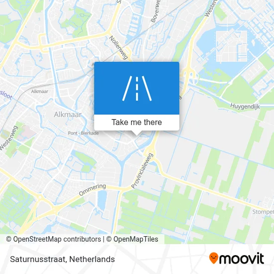 Saturnusstraat map