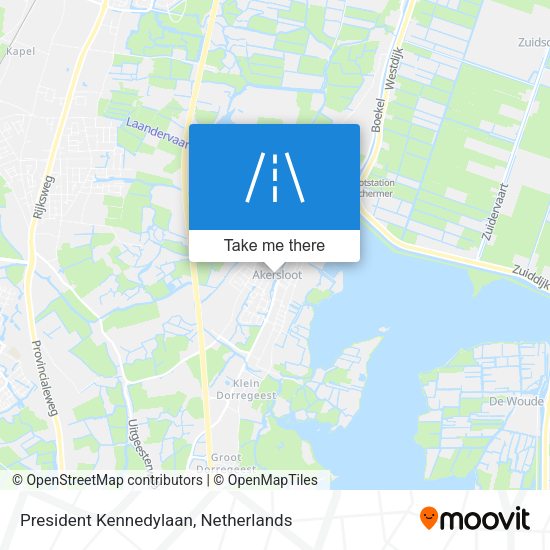 President Kennedylaan map