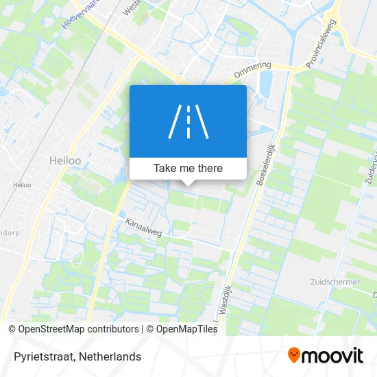 Pyrietstraat map