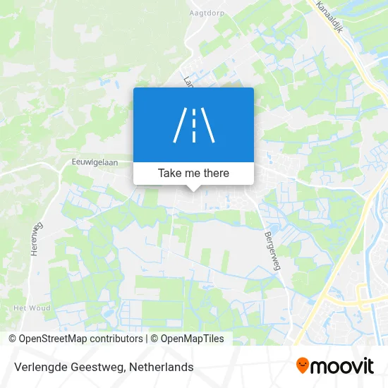 Verlengde Geestweg map