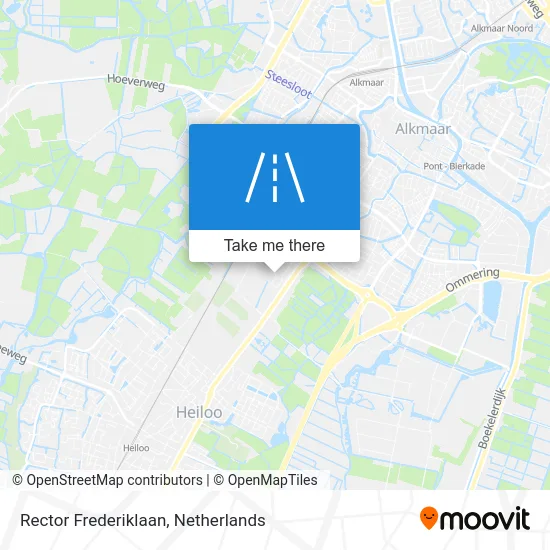 Rector Frederiklaan map