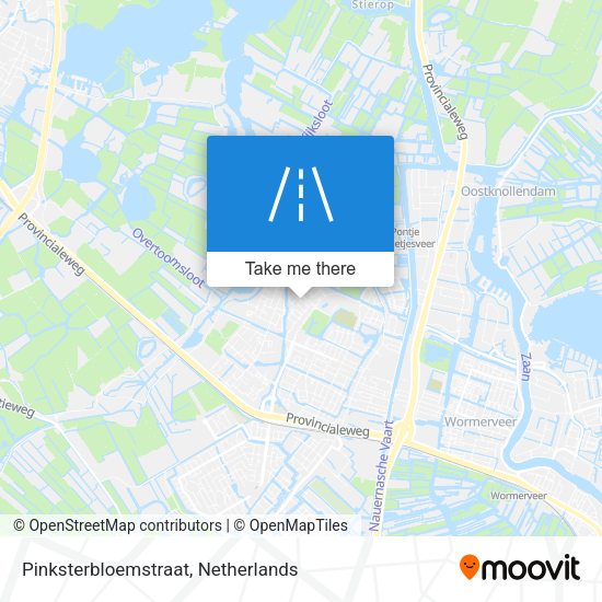 Pinksterbloemstraat map