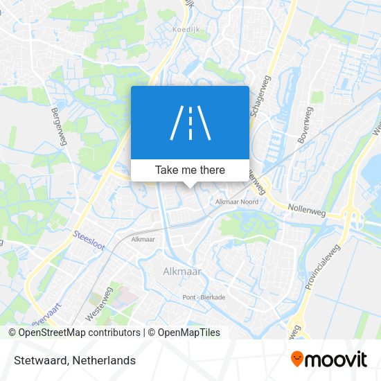 Stetwaard map