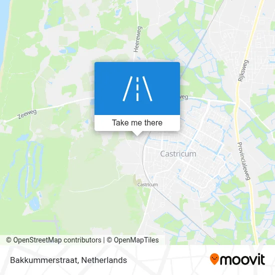 Bakkummerstraat map
