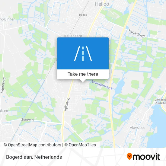 Bogerdlaan map