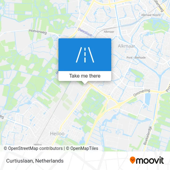 Curtiuslaan map