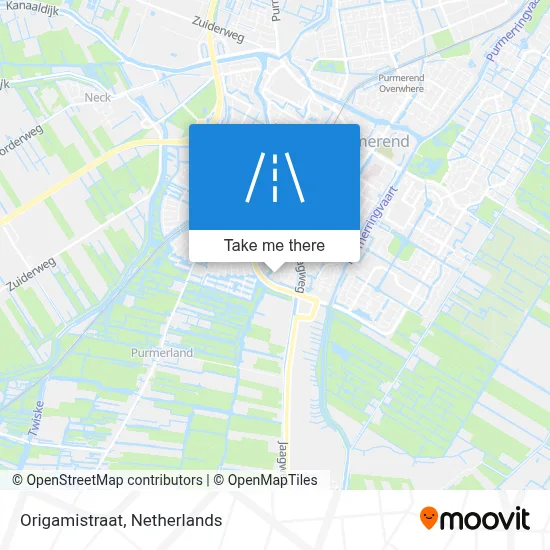 Origamistraat map
