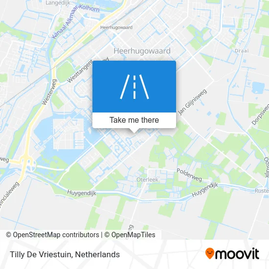 Tilly De Vriestuin map