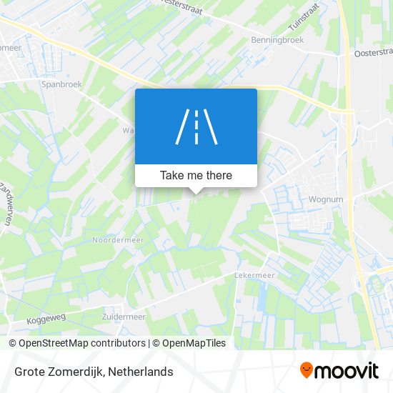 Grote Zomerdijk map