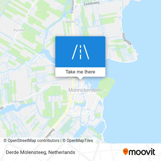 Derde Molensteeg map