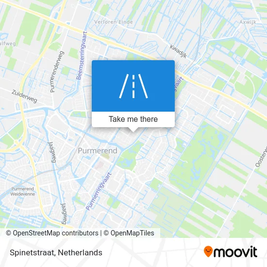 Spinetstraat map