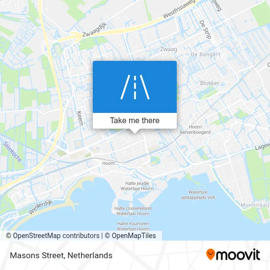 Metselaarsstraat map