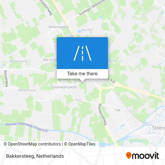 Bakkersteeg map