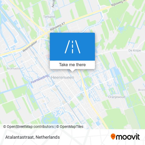 Atalantastraat map