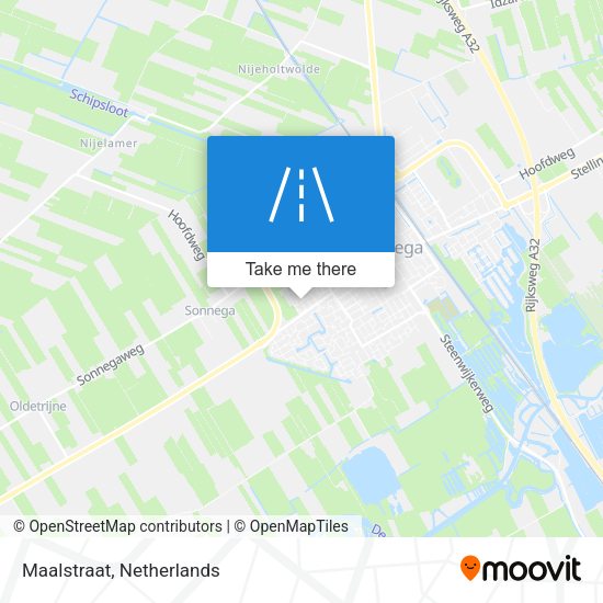 Maalstraat map