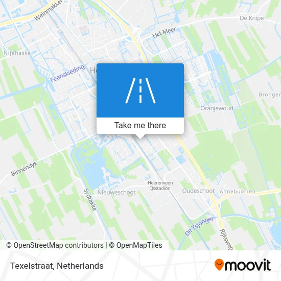 Texelstraat map