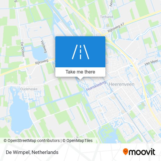 De Wimpel map