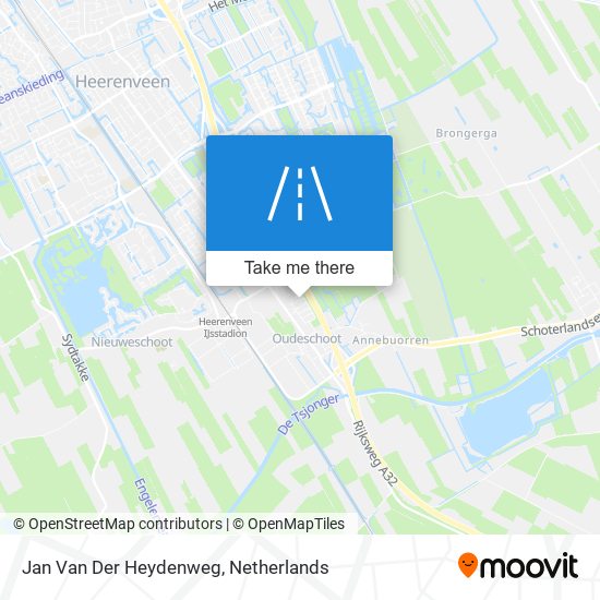 Jan Van Der Heydenweg Karte