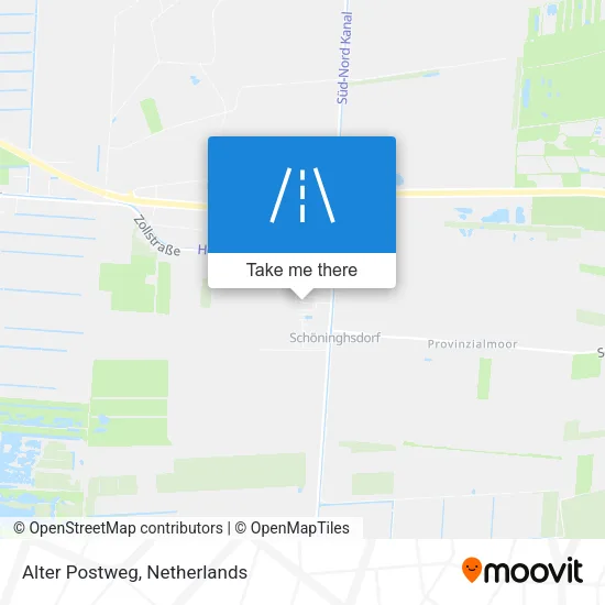 Alter Postweg map