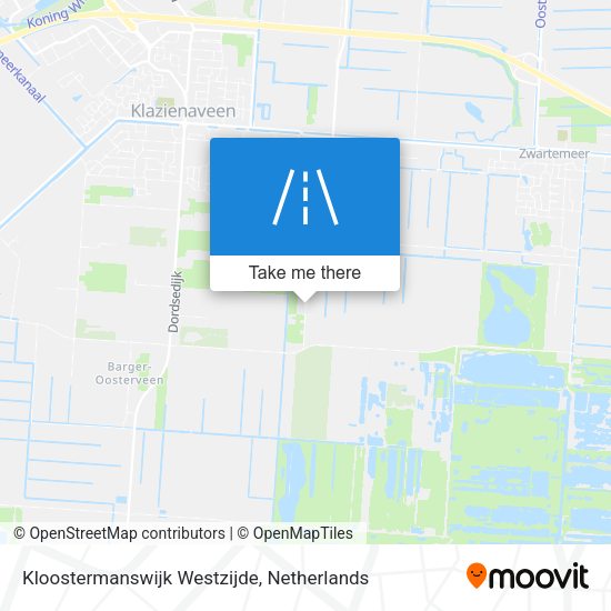 Kloostermanswijk Westzijde map
