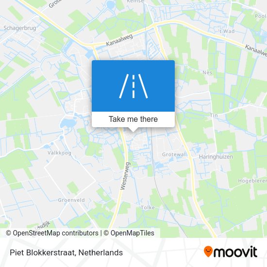 Piet Blokkerstraat map