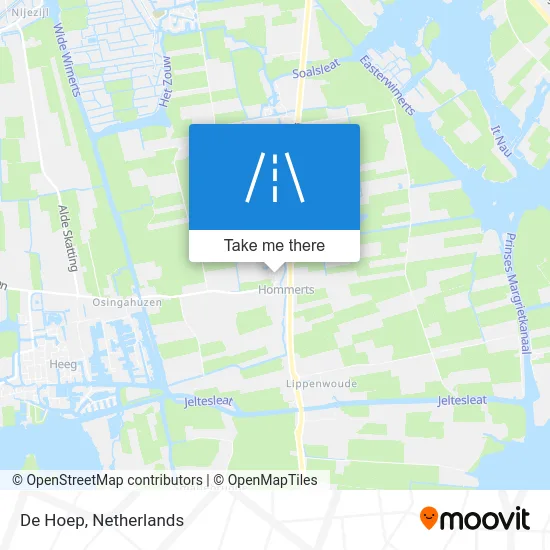 De Hoep map