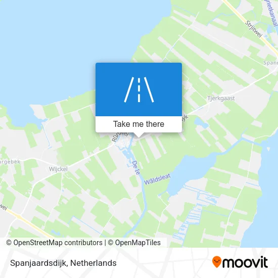 Spanjaardsdijk map