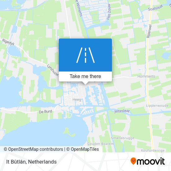 It Bûtlân map